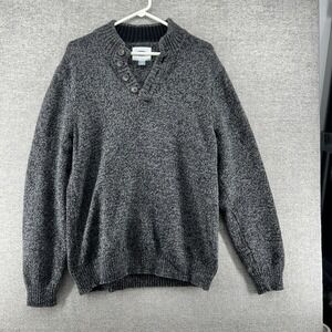 Old Navy Sweater Men Size Large Gray Winter Casual